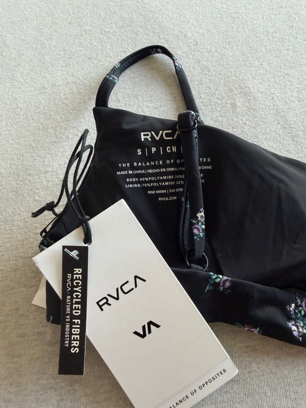 NWT RVCA Bikini Top - Picture 2 of 4